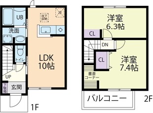 Villa  Arcelia （ｳﾞｨﾗ ｱﾙｾﾘｱ）の物件間取画像